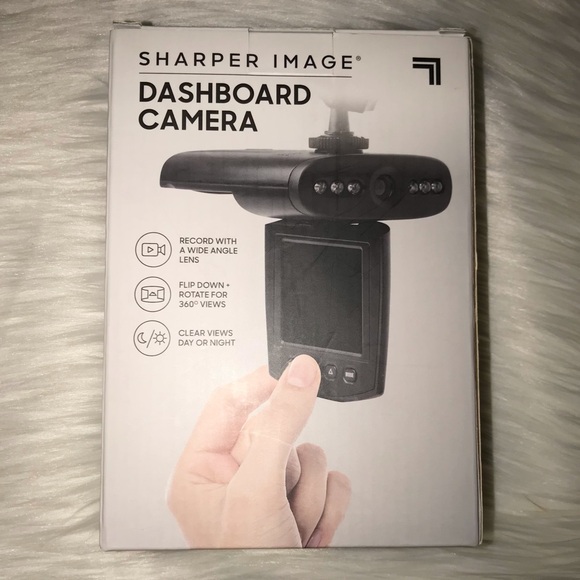 SHARPER IMAGE 720P Dashboard Camera Monitor 270 Degree Pivoting 2.4" LCD Screen - Picture 2 of 2